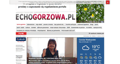 Desktop Screenshot of echogorzowa.pl