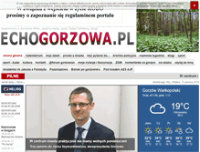 Tablet Screenshot of echogorzowa.pl